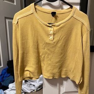 Yellow long sleeve TARGET